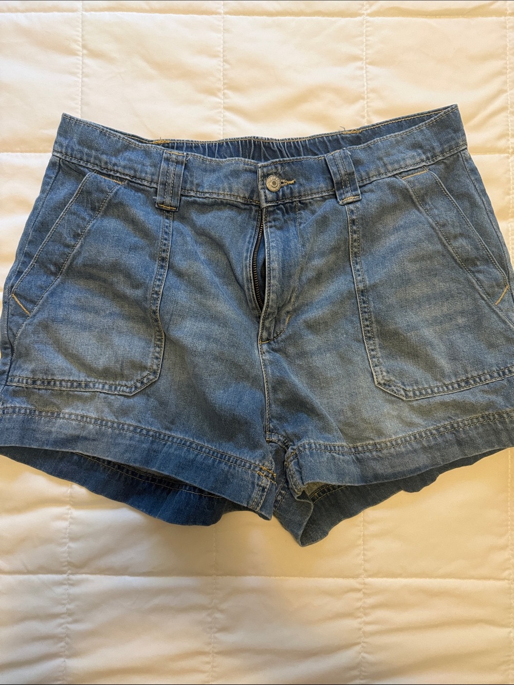 Old Navy High Rise OG Chino denim shorts